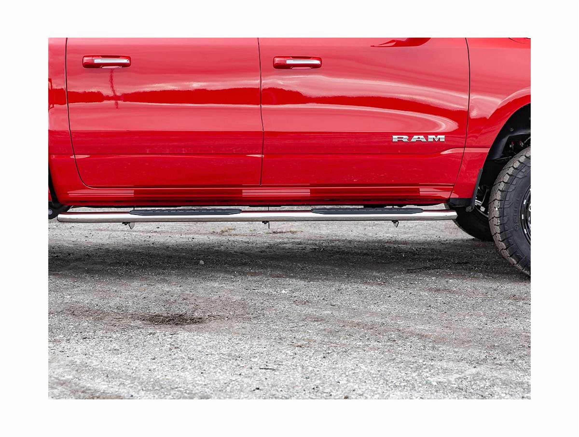 Ionic by RealTruck 4" Curved Stainless Nerf Bars Compatible with 1999-2016 Ford SuperDuty SuperCab