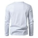 thumbnail image 4 of pstuiky Camisas de manga larga abrigadas para hombre, Camiseta deportiva informal de color liso para hombre, con botones, cuello en V y manga larga tops de invierno para hombre xxxxl, 4 of 5