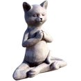 thumbnail image 1 of Auspicious-buddha Cat Statue, Zen Prayer Pose Cat Figurita, Relaxed Yoga Meditando Cat, Escultura de jardín al aire libre, 1 pieza Kuyhfg Bienvenido a Kuyhfg, 1 of 5