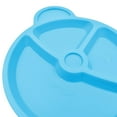 thumbnail image 2 of Mainstays Bear Blue Plastic Kids Divider Plate, 1 Piece, 2 of 6