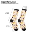 thumbnail image 2 of Kids Girls Boys Socks - Cute Poodle Dog Funny Bones Comfort Breathable Crew Socks for Boys Girls Kids, Soft Athletic Running Socks for Boys Socks 6-10 Years Old, 2 of 6