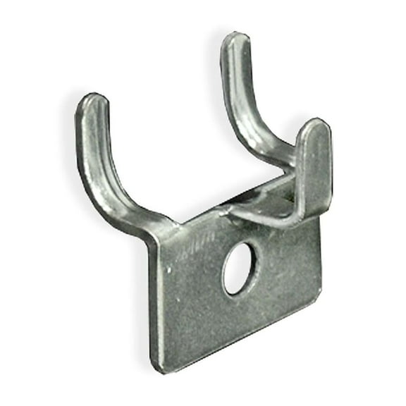 Azar Displays 700017 Metal Prong U-Hook, 20-Pack