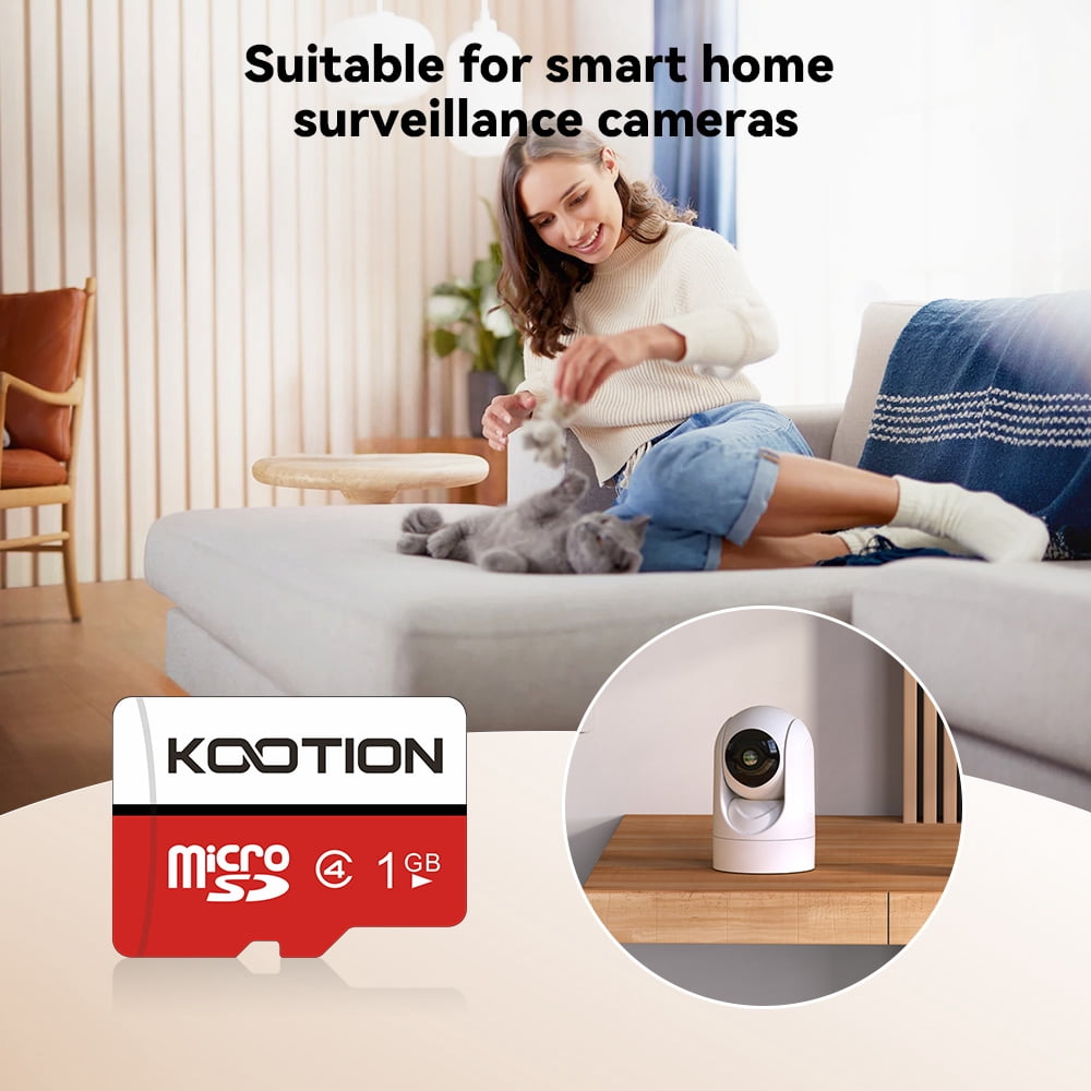 SD Card 1GB KOOTION 5 Packs Class 4 1GB Flash Memory Card Secure Digital Cards Camera Card