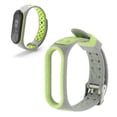 thumbnail image 4 of Correa de silicona de repuesto para reloj MI Band 5, nueva. Gris + verde, 4 of 8