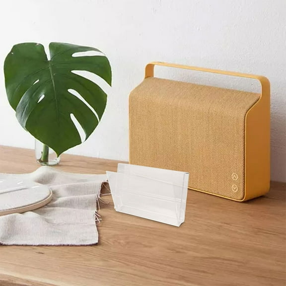 GOOHOCHY 3pcs Transparent Cassette Tape Storage Box Clear Audio Cassette Holder Retro Music Tape Case Audio Tape Deck Storage Display Case