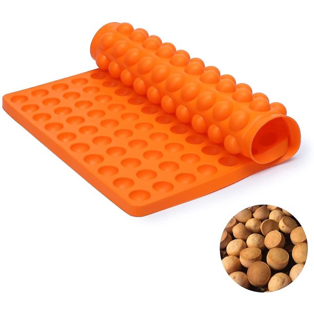 Alfombrilla de silicona para hornear - Alfombrilla de silicona con perillas - 221 Bandeja para hornear para galletas y golosinas para perros, papel para hornear - Alfombrilla para