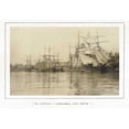 thumbnail image 3 of Waltz, Anne 18x14 Black Modern Framed Museum Art Print Titled - Amsterdam harbour 1890, 3 of 5