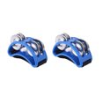 thumbnail image 4 of LJNYFDC Foot Instrument 2 Pcs Foot Tambourines Musical Instrument for Foot Percussion Steel Jingle Bells Drum Adjustable Elastic Band Rust Free for Singing and Playing, 4 of 6