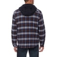 thumbnail image 4 of Legendary Outfitters Men's Cotton Flannel Hooded Shirt Jacket (Blue, XXL), 4 of 4