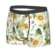 thumbnail image 2 of Junzan Watercolor Bright Sunflowers Mens Underwear Boxer Briefs For Men’s - Small, 2 of 9