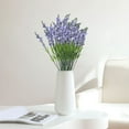 thumbnail image 4 of Artificial Lavender Stems 17" Purple Faux Plants Wedding Decor Realistic Table Centerpiece Indoor Outdoor Faux Green Plants, 4 of 5