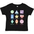thumbnail image 3 of Inktastic Pastel Colored Shapes Boys or Girls Toddler T-Shirt, 3 of 5
