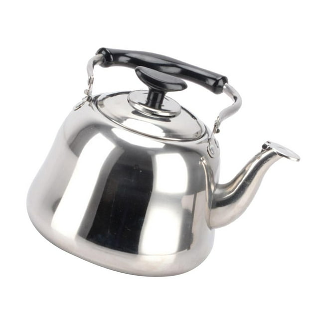 Hervidor de té silbido con , de material acero inoxidable de , para estufa, estufa de inducción, olla de agua de calor 3L