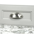 thumbnail image 5 of Yukon - Premium Solid Brass, Cup Pull , 3" cc, Weathered Bronze/Copper, 5 of 6