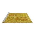 thumbnail image 2 of Ahgly Company Machine Washable Indoor Rectangle Persian Yellow Traditional Area Rugs, 2' x 5', 2 of 4