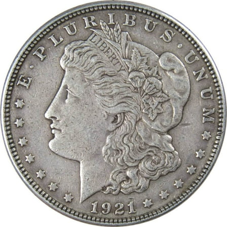 1921 Morgan Dollar VF Very Fine 90% Silver $1 US Coin Collectible