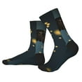 thumbnail image 2 of KLL North American Bald Eagle Print Cool Socks Men's Women's Crew Socks Funny Crazy Novelty Stockings, 2 of 7
