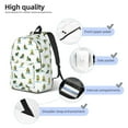thumbnail image 5 of Daiia Cute Avocado Yoga Vintage Canvas Backpack for Men and Women ,Hiking Backpack,Travel Laptop Bag for School,Large Capacity Backpack, 5 of 8