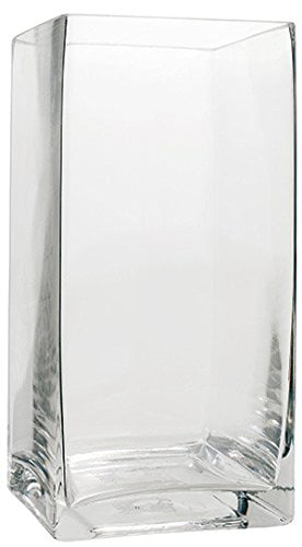 Etched Pilsner Shape 5x12 Royal Imports Flower Glass Ceramic Vase Decorative Centerpiece for Home or Wedding Gold 
