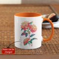 thumbnail image 2 of Personalized Carnation Flower Mug, Watercolor Carnation Ceramic Coffee Cup, Customized Nature Lovers Cup Gift For Friend, Floral White Mug, Custom Name Flower Themed Mug, 2 of 10