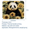 thumbnail image 5 of Panda Printed Square Desk Mat Gaming Mouse Pad with Non-Slip Rubber Bottom - 8.3x9.8 Inch Office and Gaming Mouse Pad, 5 of 6