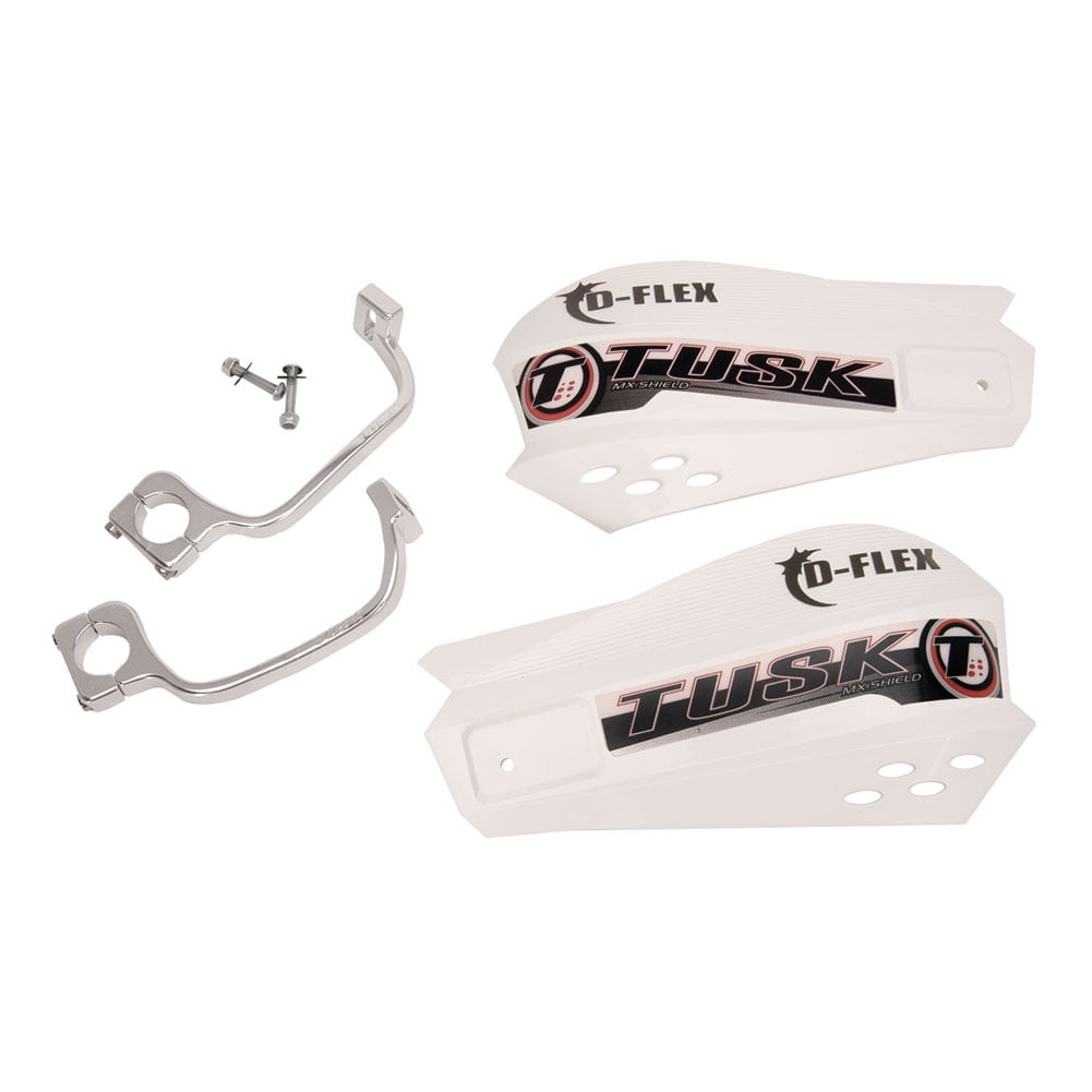 Tusk 1198140005 Mx DFlex ATV Handguards White