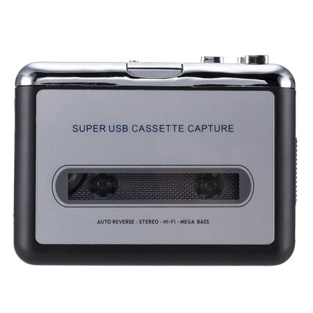 - Cassette Player Tape to MP3 Converter USB Cassette Tape Capture Portable Audio Tape Player