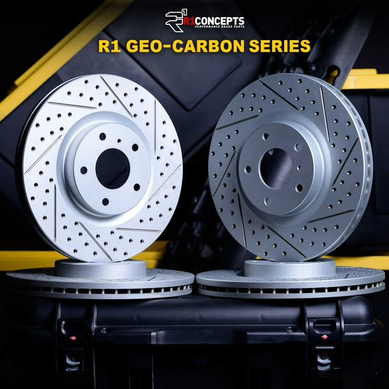 Kit Rotori Freno Anteriori R1 Concepts Carbon Series – Dischi WDPN1-80032 In Ghisa G3000 - 4