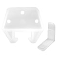 thumbnail image 1 of Prime-Line R 7223-A Kit de Rails de Tiroir, 25/32 in. Construction en Plastique, Guide Blanc et Selles, 2 Ensembles, 1 of 1