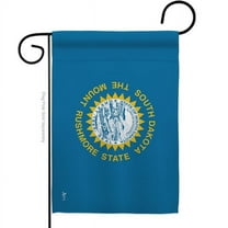 G142542-BO 13 x 18.5 in. South Dakota American State Garden Flag with Double-Sided Horizontal House Decoration Banner Yard Gift