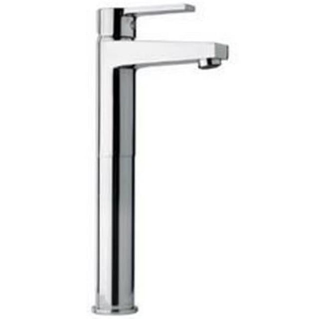 Jewel Plumbing Products 14205-30 Robinets Simple Levier Poignée Grand Robinet Évier de Navire avec Bec Classique & 44; Modèle de Finition Gris Mat