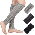 Women's Long Leg Warmers, 3 Pairs of Women's Leg Warmers/Thick Leg