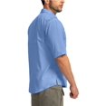 thumbnail image 3 of CHUANK Men‘s Short Sleeve Fishing Shirts Lightweight UPF 50+ Sun Protection SPF Fishing Hiking Running, 3 of 7