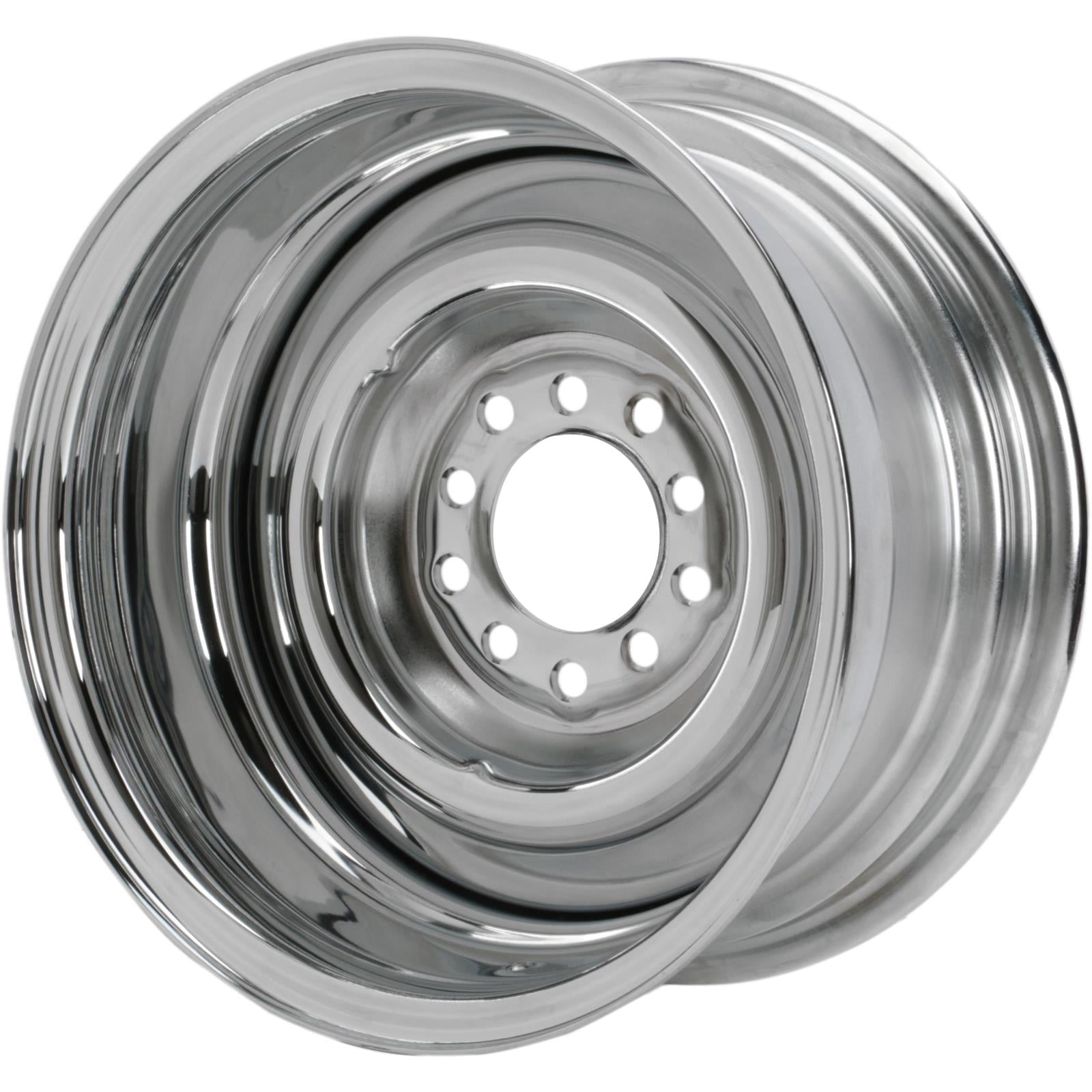 Smoothie Reverse 14x7 Chrome Steel Wheel, 5on4.5/4.75, 2.5 BS - Walmart ...