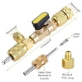 thumbnail image 5 of Dinheiro Aplicable a Herramientas de desmontaje de núcleo de válvula Hvac Herramientas de instalación de 1/4 "y 5/16" R410a R22, 5 of 5