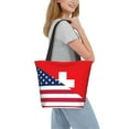 thumbnail image 2 of Salouo USA Switzerland for Shoppers Tote for Women Foldable Handbags with Big Capacity Casual One-Shoulder Shopping Bag Hobo Bags Fit for Office/Shopping/Park, 2 of 6