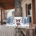 thumbnail image 4 of Playful Rat Terrier Welcomes Winter Snowy Day with Cardinal Bird Landscape Wood Sign Ratty Dog Lover Hanging Wall Home Decor - 2017, 4 of 5