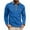 Blue, variant on Zylanna Men's Long Sleeve Polo Shirts with Chest Pocket, Solid Slim Fit Spring Fall Turndown Collar Casual Pullover Tops for Man Dark Gray