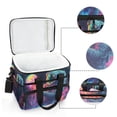 thumbnail image 6 of FORMRS Insulated Cooler Bag 24 Cans Capacity Soft Leakproof Lunch Box with Side Pockets, Space Astronaut, 6 of 7