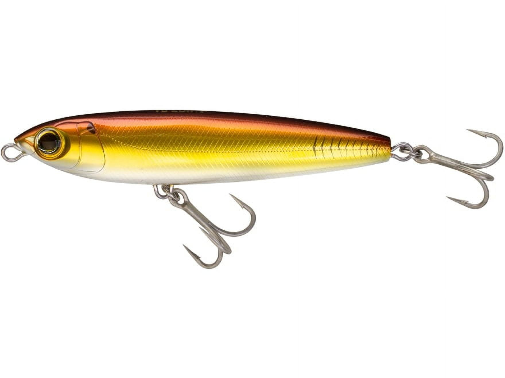 (2 pack) Yo-Zuri Hydro Pencil, 5" Hard Bait Fishing Lure, Bronze
