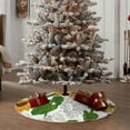 thumbnail image 4 of Rateoe Plump Sunflower And Sketch Pattern Christmas Tree Skirt with Ties , Christmas Tree Decorations, Farmhouse Christmas Decor Xmas Holiday Decorations-30", 4 of 6