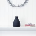 thumbnail image 4 of Nearly Natural 10in. Cone Stone Vase Black Matte, Black, 4 of 4