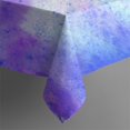 thumbnail image 5 of Square Tablecloth, Waterproof Polyester Table Cover, Wrinkle Resistant & Washable Fabric for Dining, Kitchen, Picnic, 42x42in(107x107cm), Mystical Liquid Galaxy Design, 5 of 6