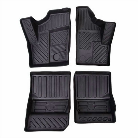 Tusk UTV Floor Mats Full Set Black for Polaris RANGER RZR XP 4 1000 RIDE COMMAND Edit. 2018