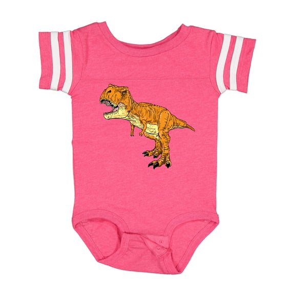 Inktastic Roaring T-Rex Boys or Girls Baby Bodysuit
