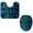 Multicolor 3, variant on PhooArto Toilet Lid Cover and U-Shaped Toilet Floor Mat Set of 2 Pieces, Art Abstract Geometric Pattern Toilet Mat Set, Machine Washable Seat Covers Non-Slip Absorbent Rugs