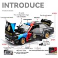 thumbnail image 3 of 1:24 BMW M3 Racing Supercar Alloy Metal Diecast Model Car Sound And Light Home Trendy Display Ornaments Birthday Gift For Friend, 3 of 6