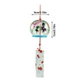 thumbnail image 3 of Carillon Éolien en Verre Style Apaisant Design Miniature Poisson Mignon Maison, 3 of 8