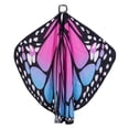 thumbnail image 1 of Fortune Cape de Fée pour Femmes avec Ailes de Papillon, Bourrelet Coloré, Costume de Cosplay d'Halloween, 1 of 3