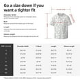 thumbnail image 7 of Wukai Cute Rabbit Men's Casual Short-Sleeve Button Down Shirt - Lightweight Summer Dress Shirt for Daily Wear-4X-Large, 7 of 7